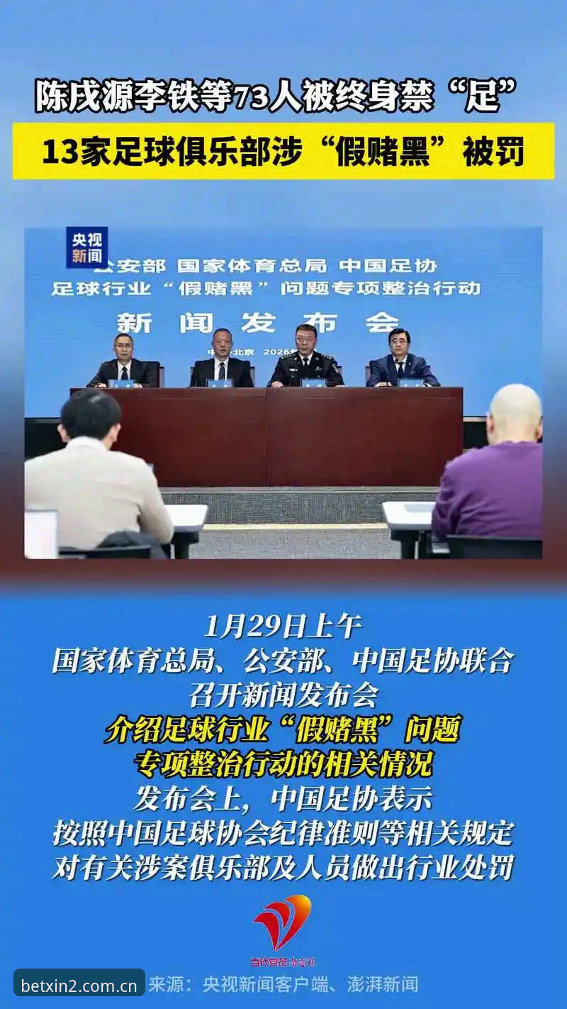 65人禁足风暴背后：从第三批处罚名单看中国足球治理的3个深层信号